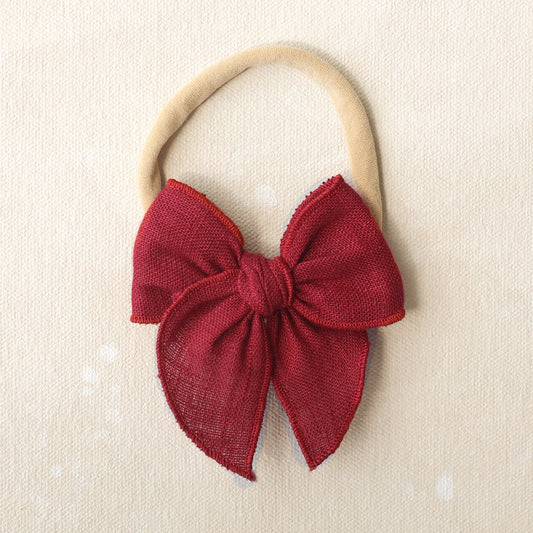 Mini Fleur Bow Headband // Lady