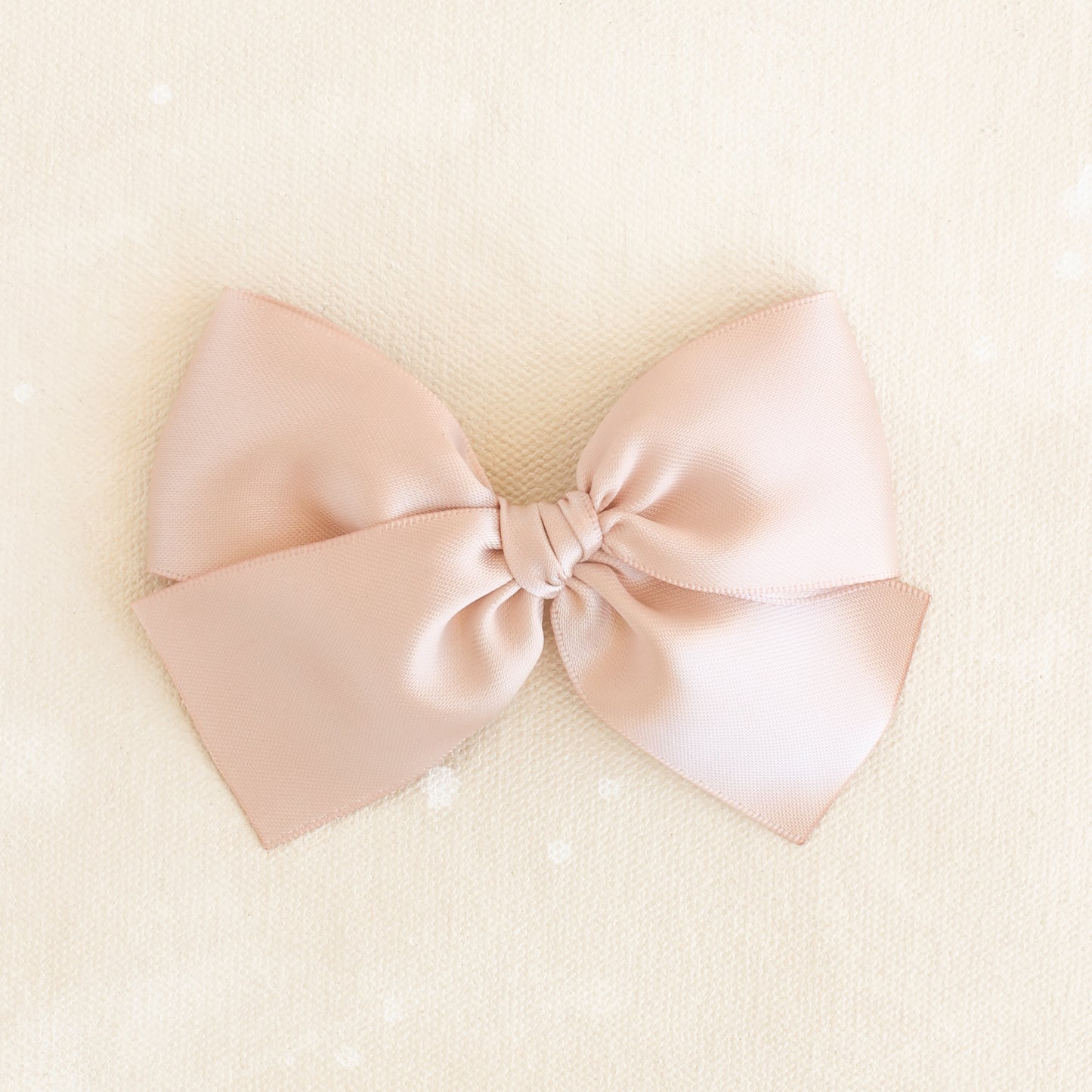 Oversized Classic Bow Clip // English Rose