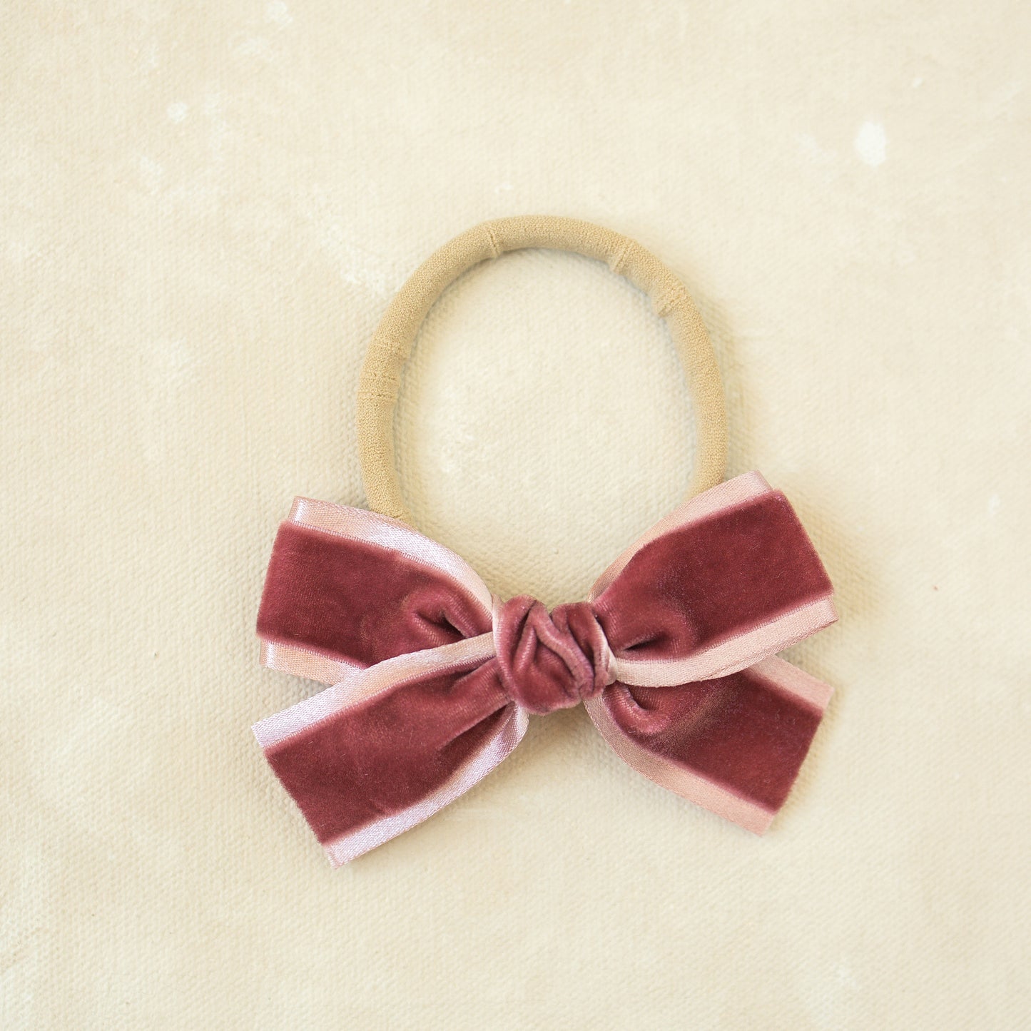 Petite Classic Bow Headband // Ruby