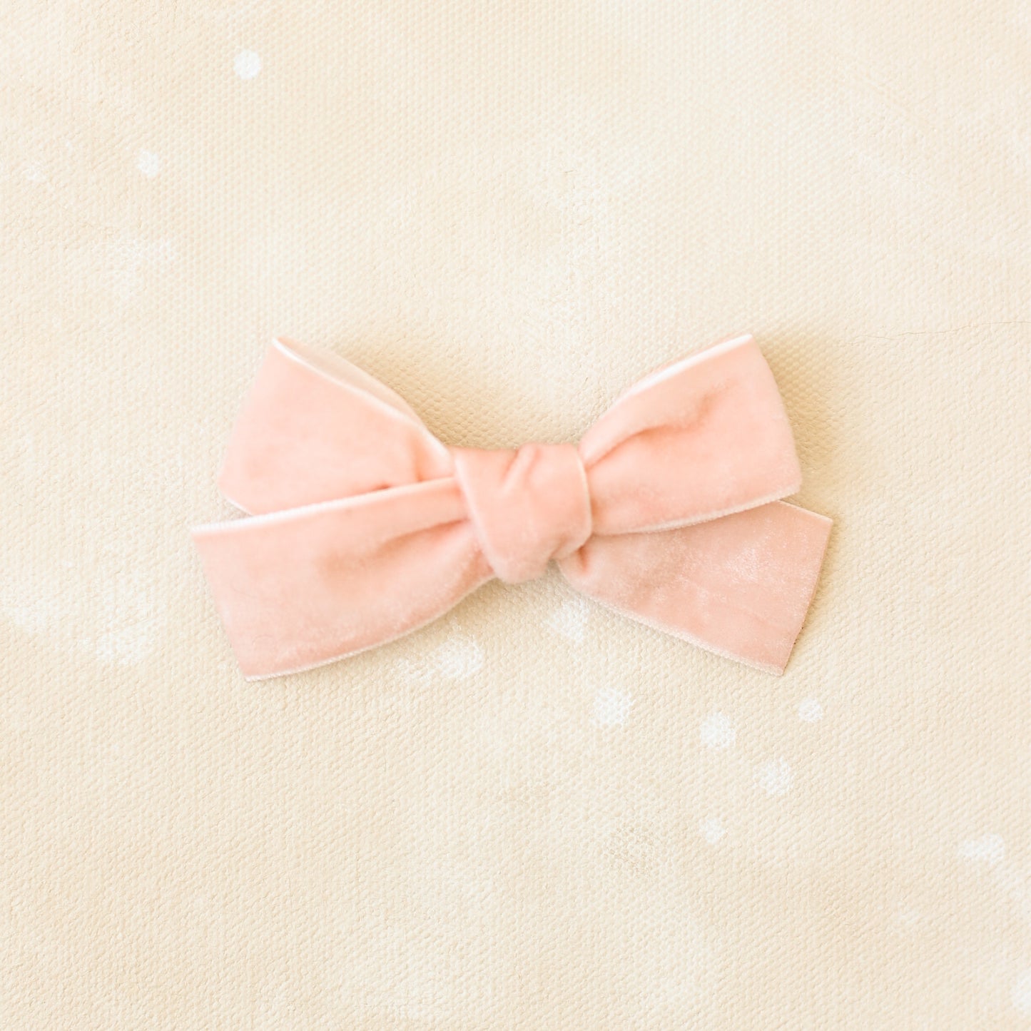 Petite Classic Bow Clip // Blush