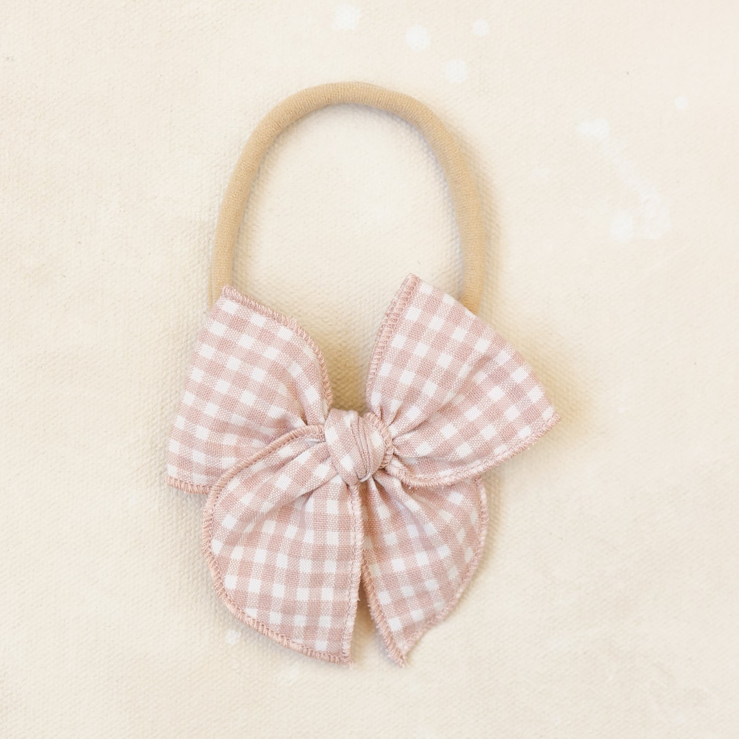 Mini Fleur Bow Headband // Sugar Plum