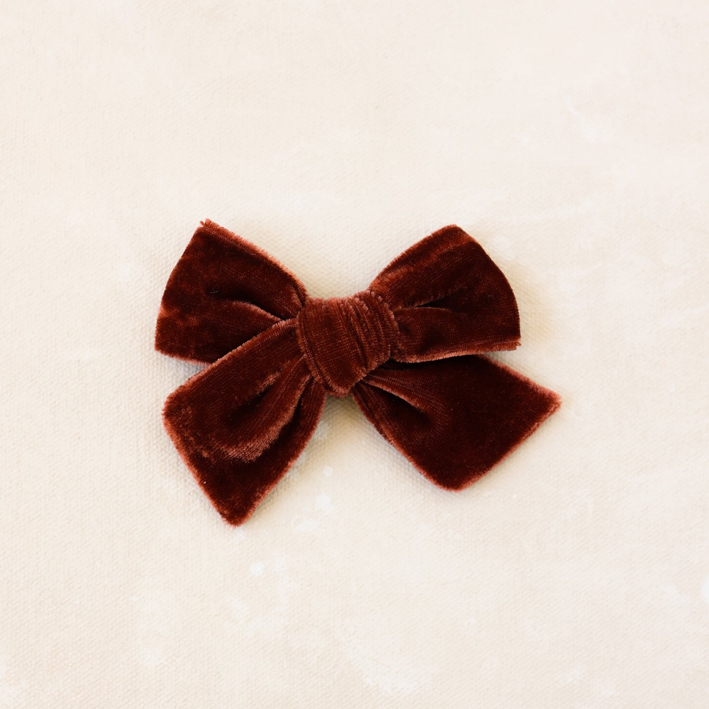 Petite Classic Bow Clip // Claret