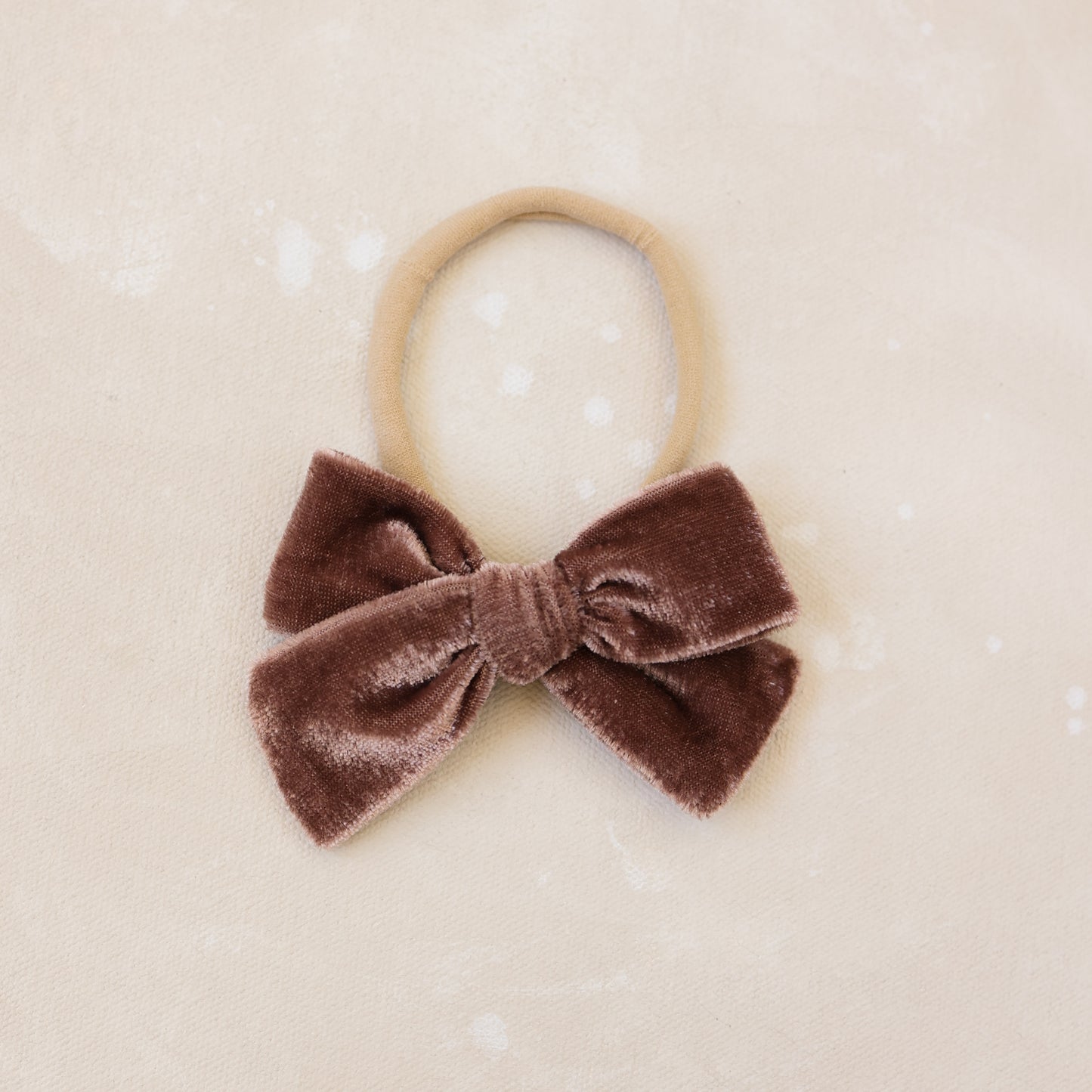 Petite Classic Bow Headband // Heirloom Mauve