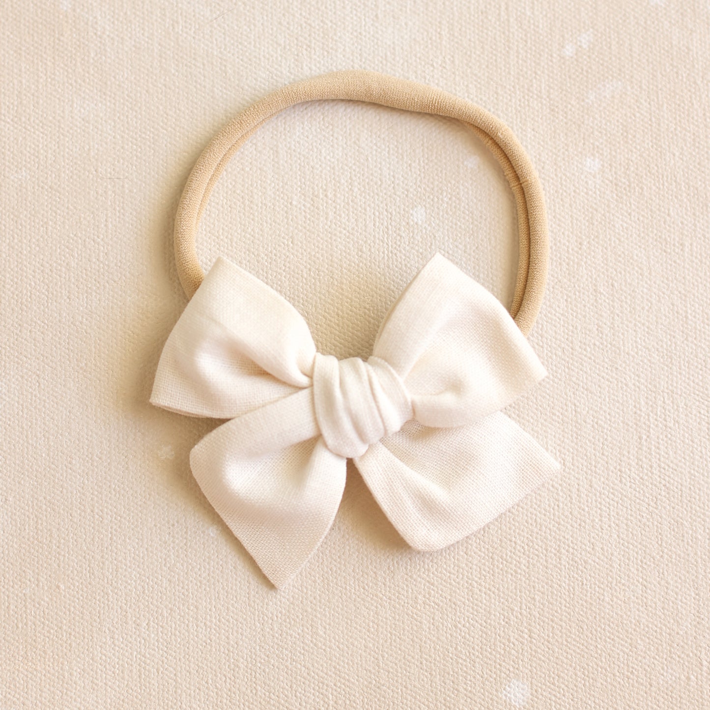 Explorer Bow Headband // Blanche