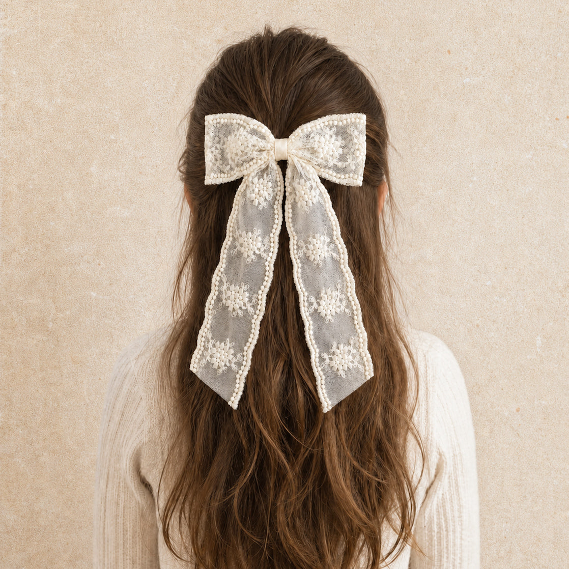 Oversized Lace Bow // Jane