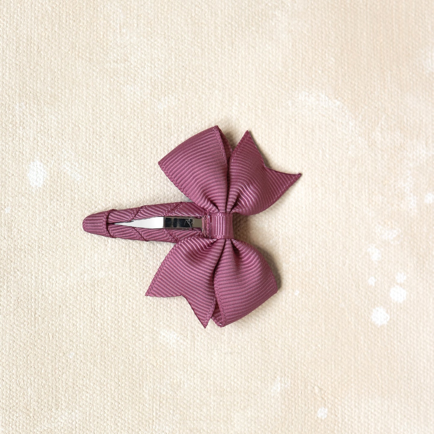Grosgrain Bow Snap Clip // Elle