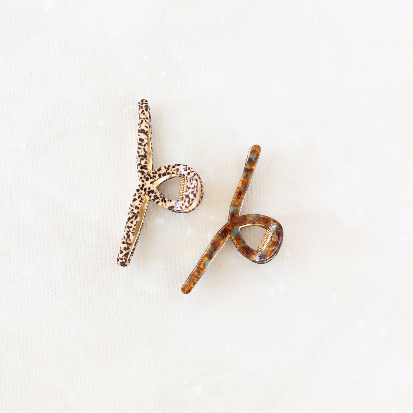 Speckled Claw Clips