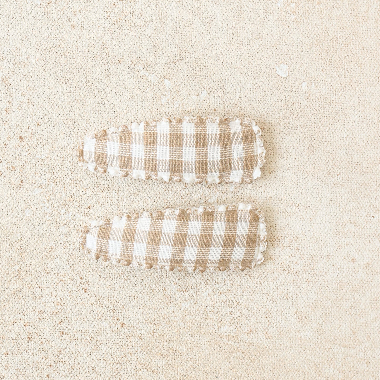 Snap Clip Set // Gingham