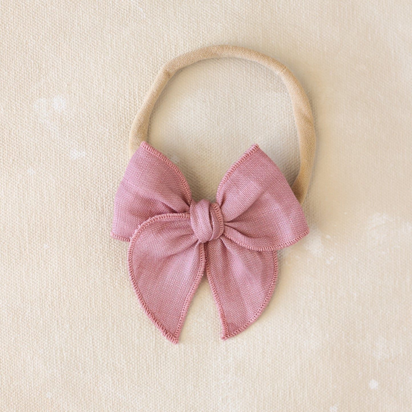 Mini Fleur Bow Headband // Iris