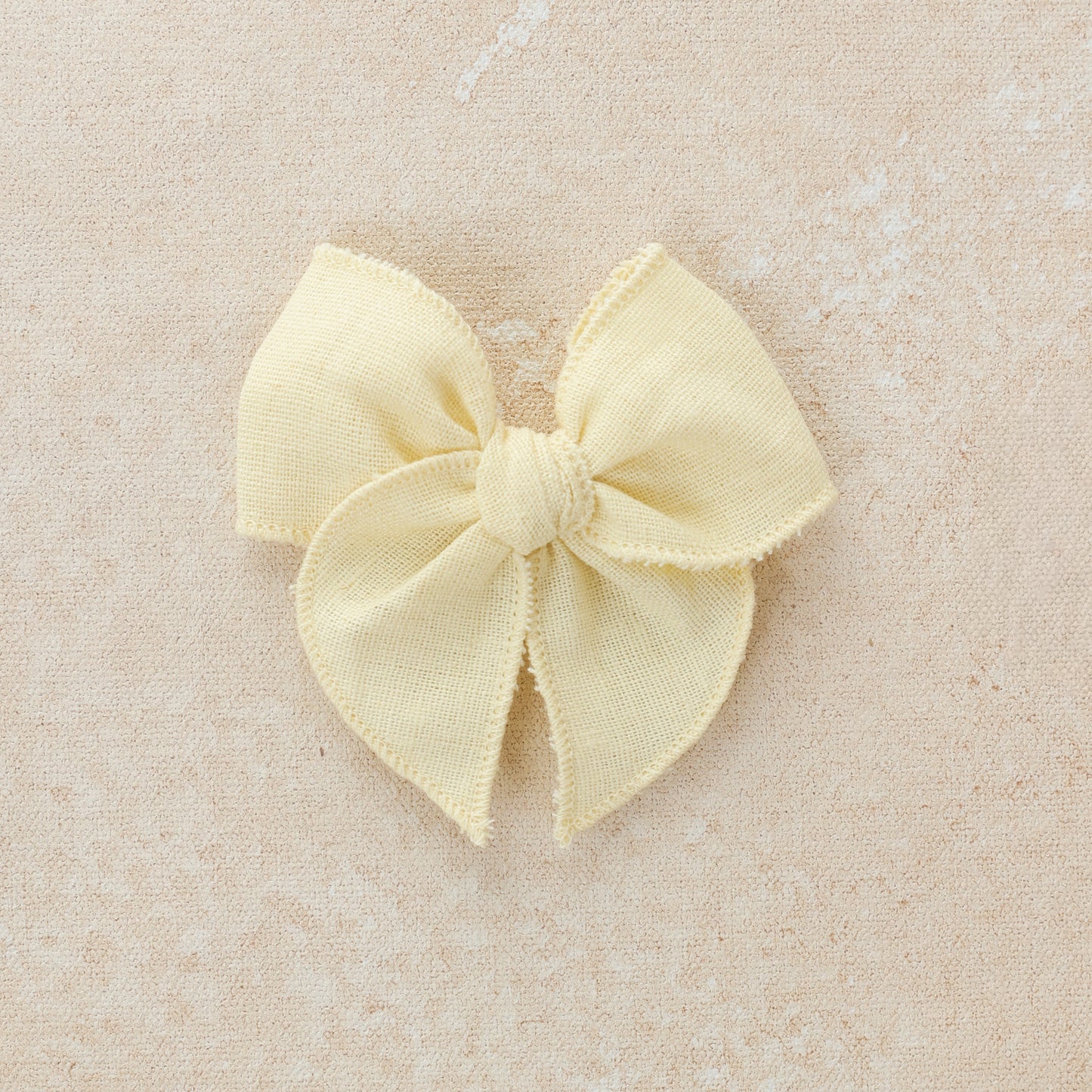 Mini Fleur Hair Bow Headband or Clip • Daffodil