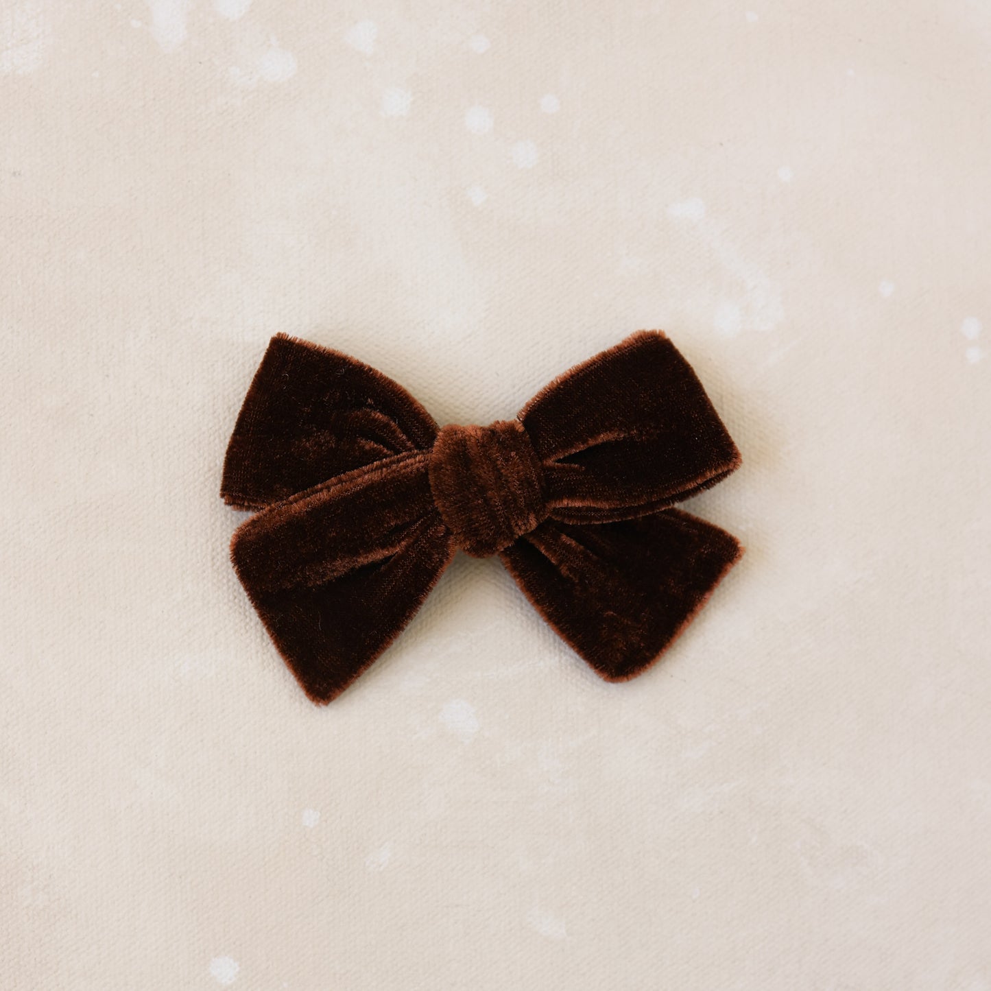 Petite Classic Bow Clip // Chestnut