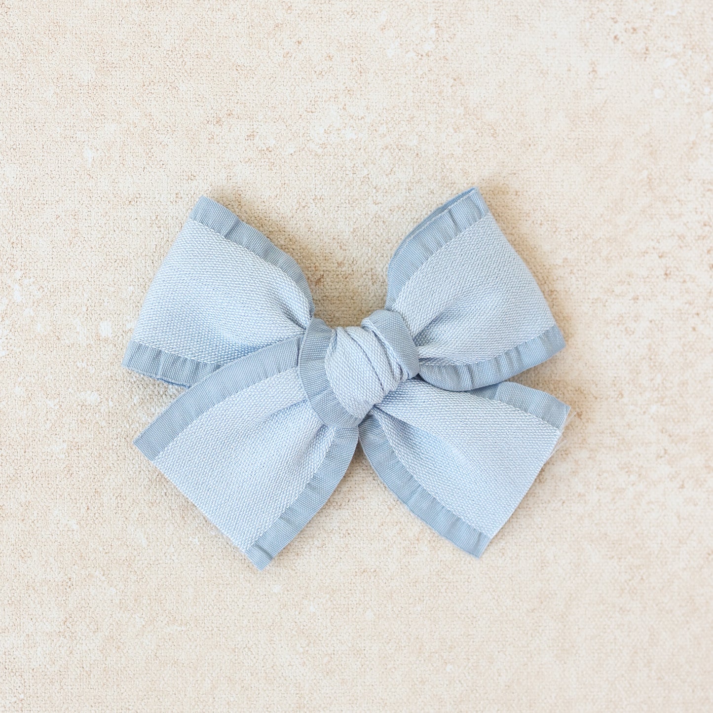 Oversized Classic Hair Bow • Heirloom Blue (Small Batch Release)