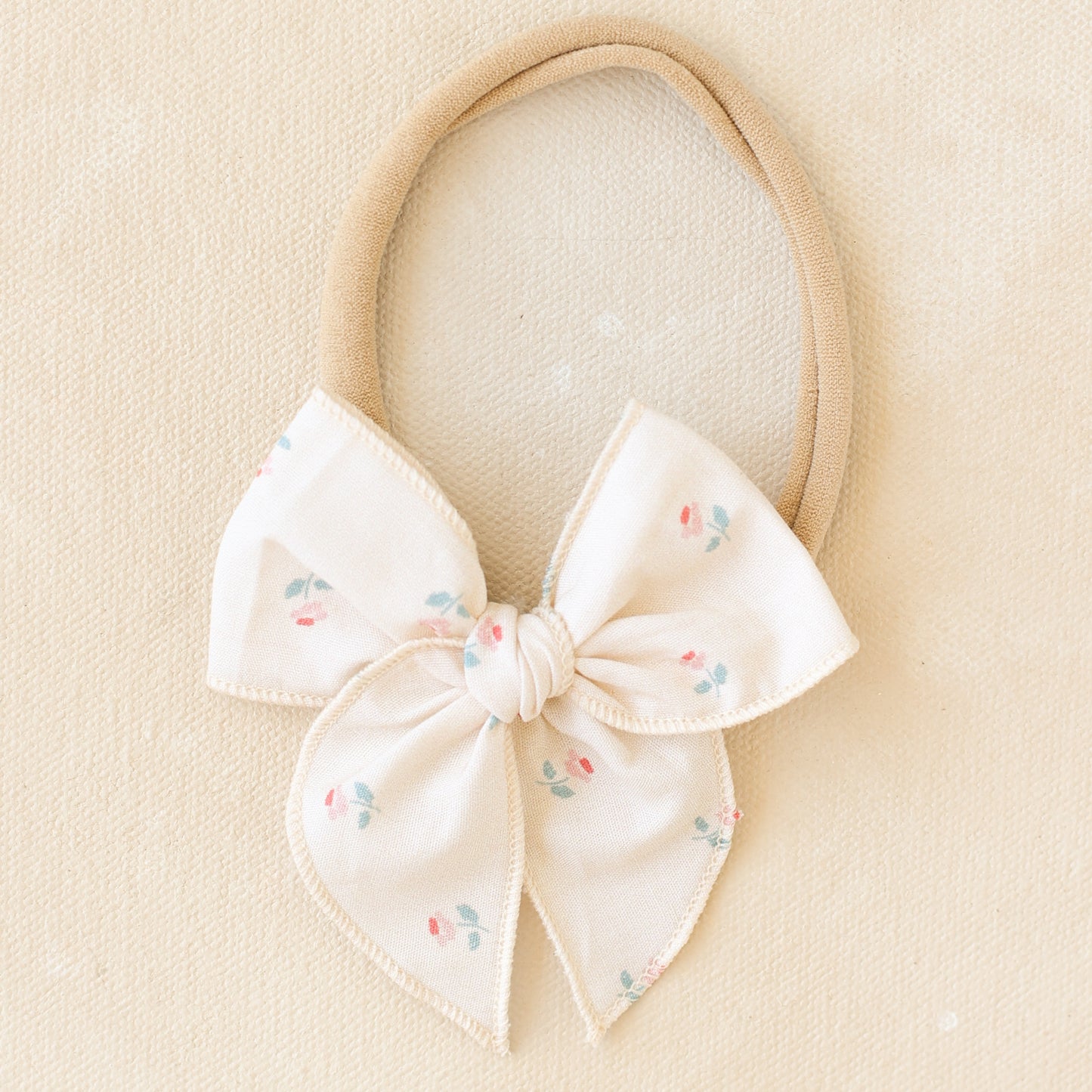 Mini Fleur Bow Headband // Poppy