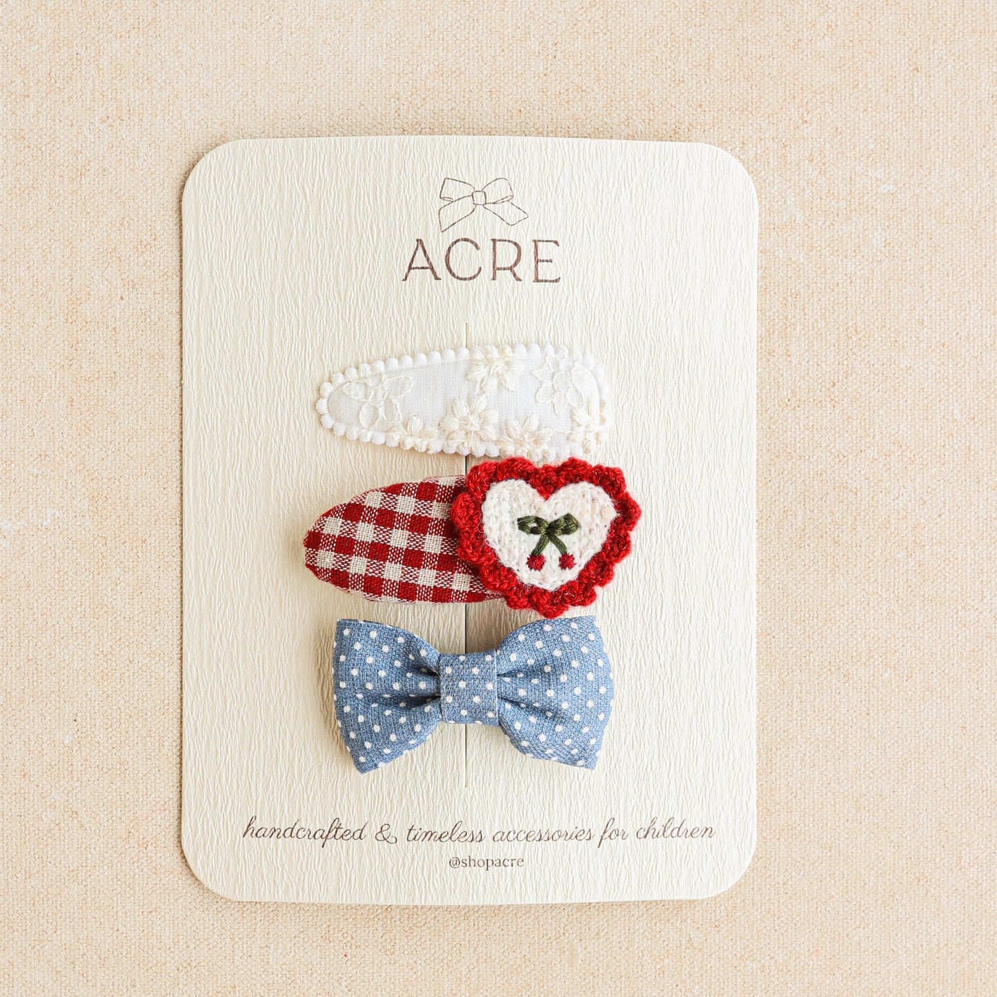 Snap Clip Set • All American Girl