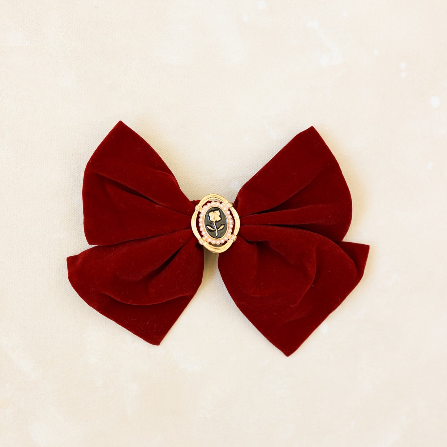 Bow Barrette// Noel