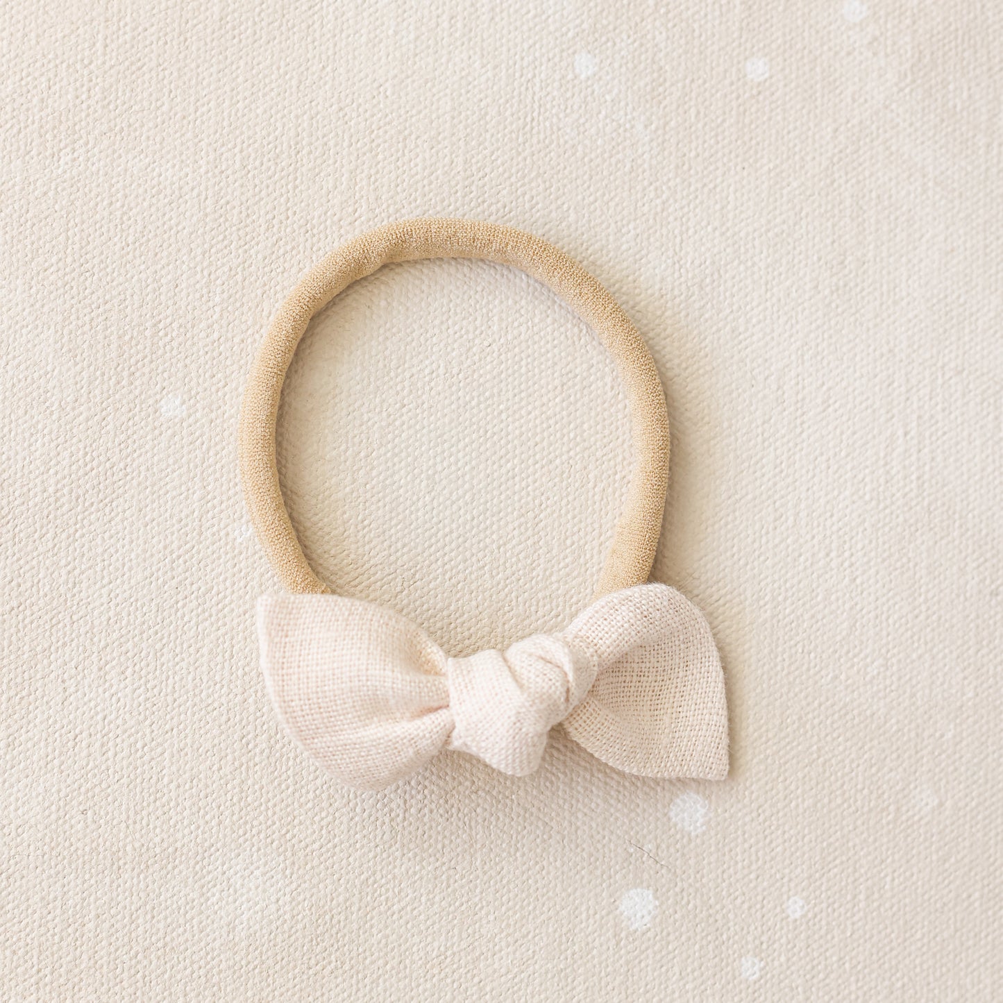 Petite Classic Knot Headband // Blanche