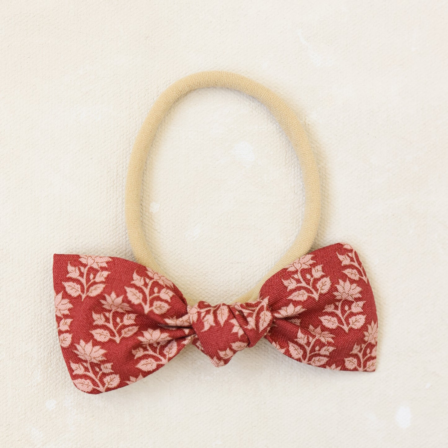 Oversized Classic Knot Headband // Poinsetta