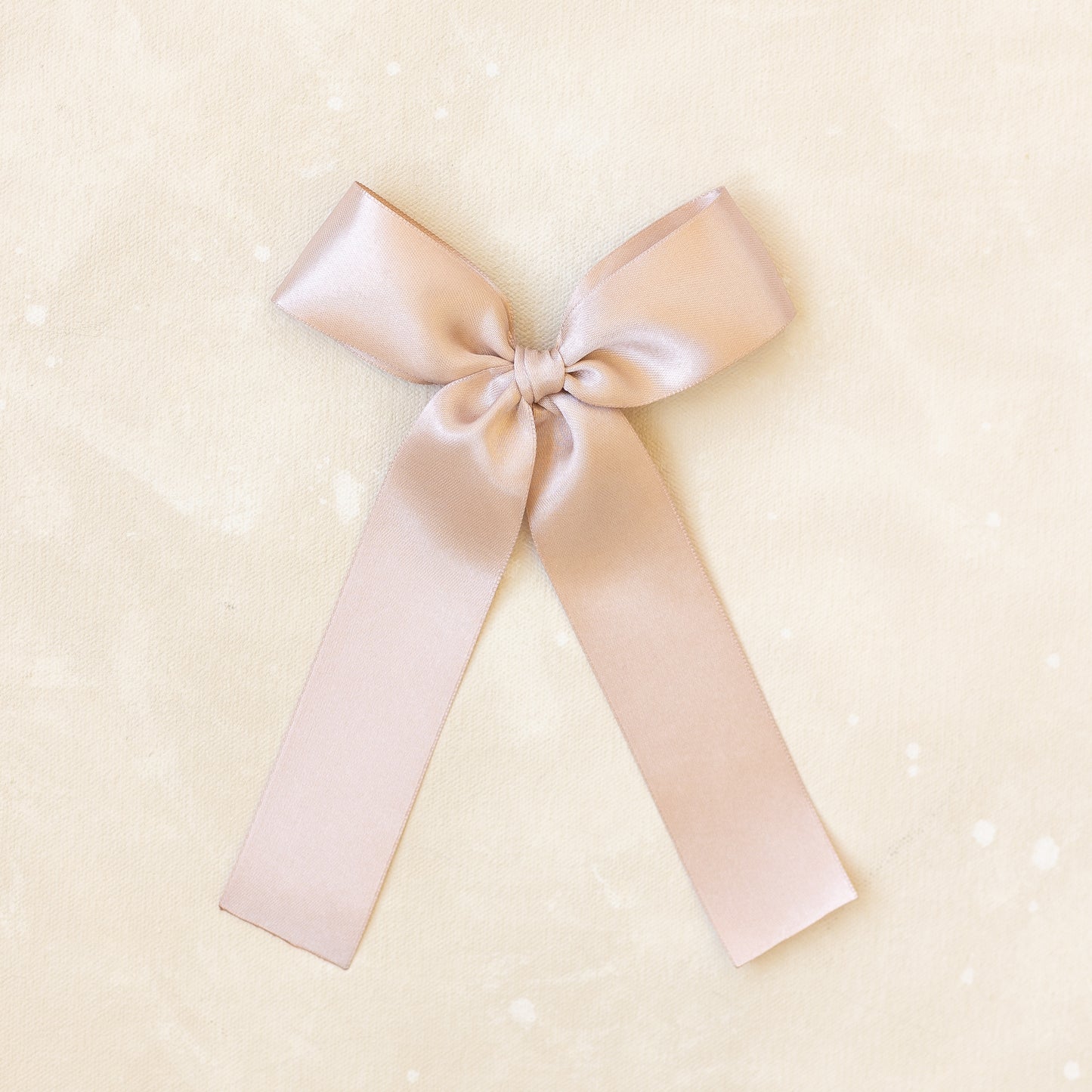 Oversized Sunday Bow Clip // English Rose