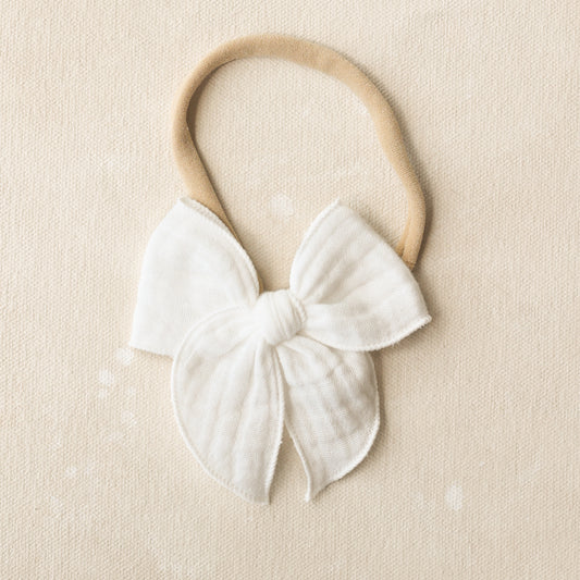 Mini Fleur Bow Headband // Alexandra