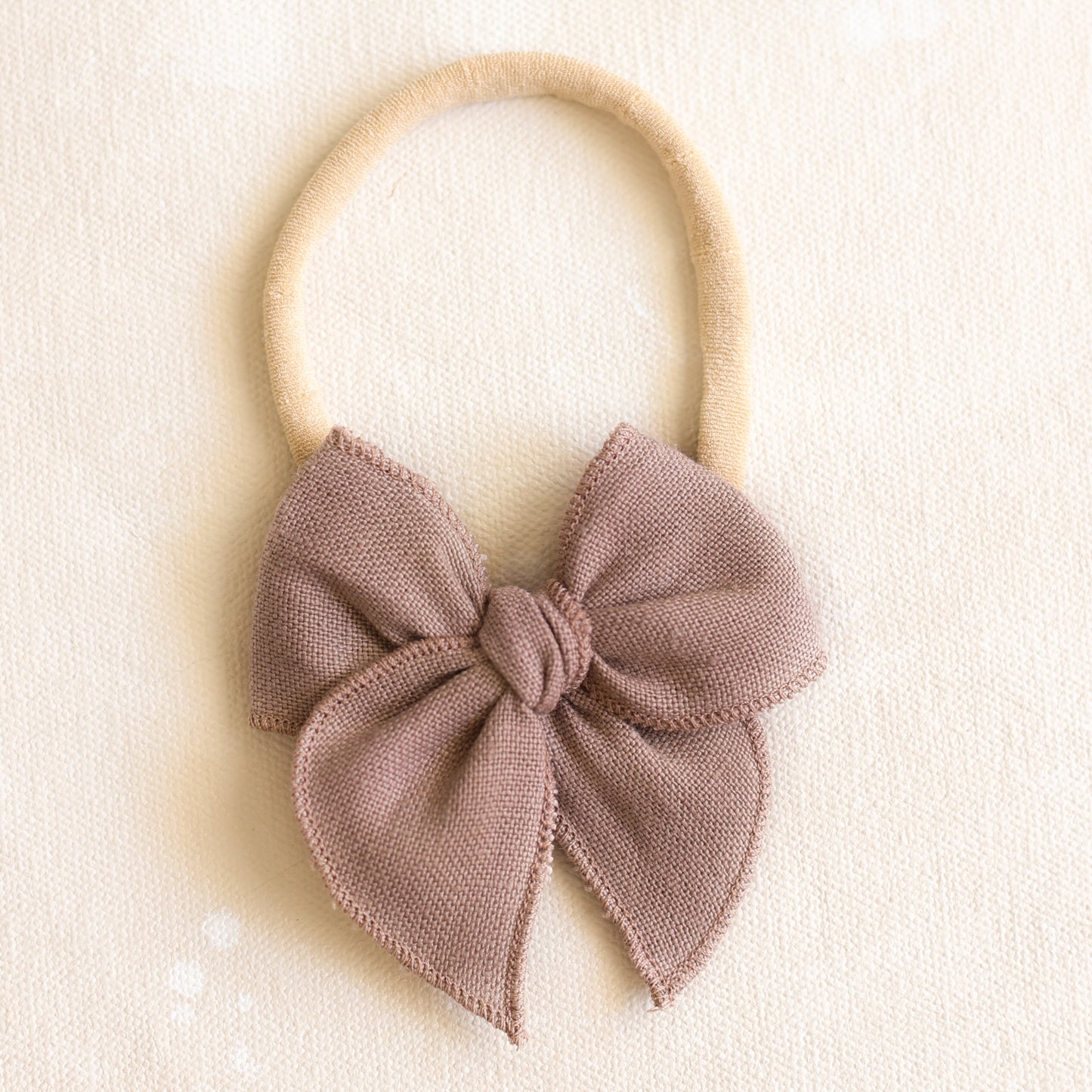 Mini Fleur Bow Headband // Cove