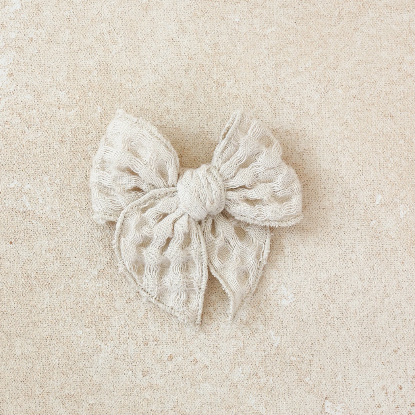Mini Fleur Bow Band or Clip // Celeste