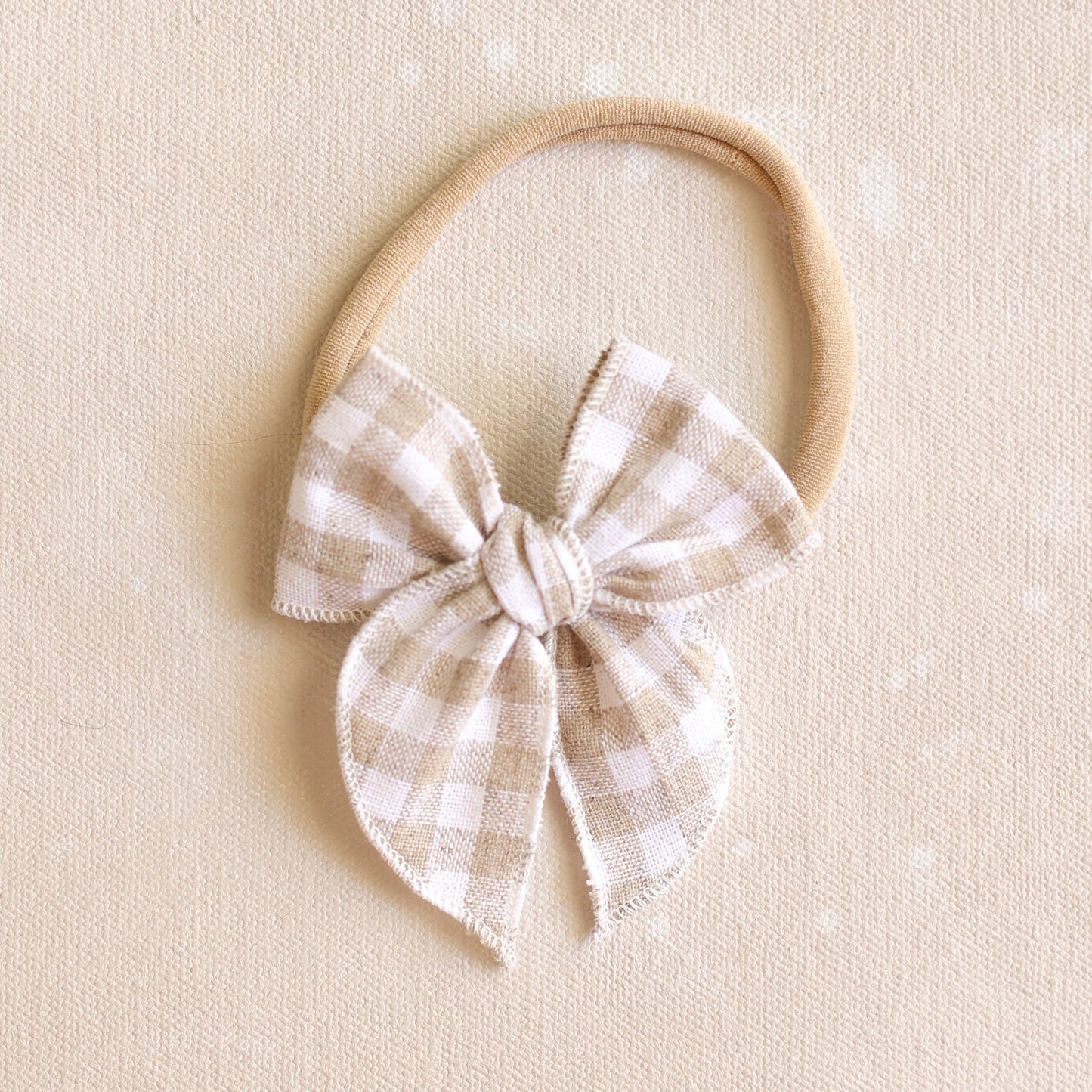 Mini Fleur Bow Headband // Fawn