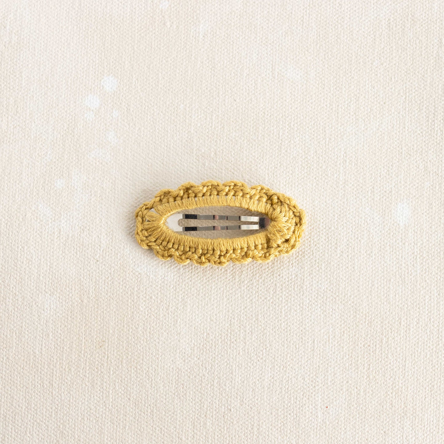 Crochet snap clip // Dandelion