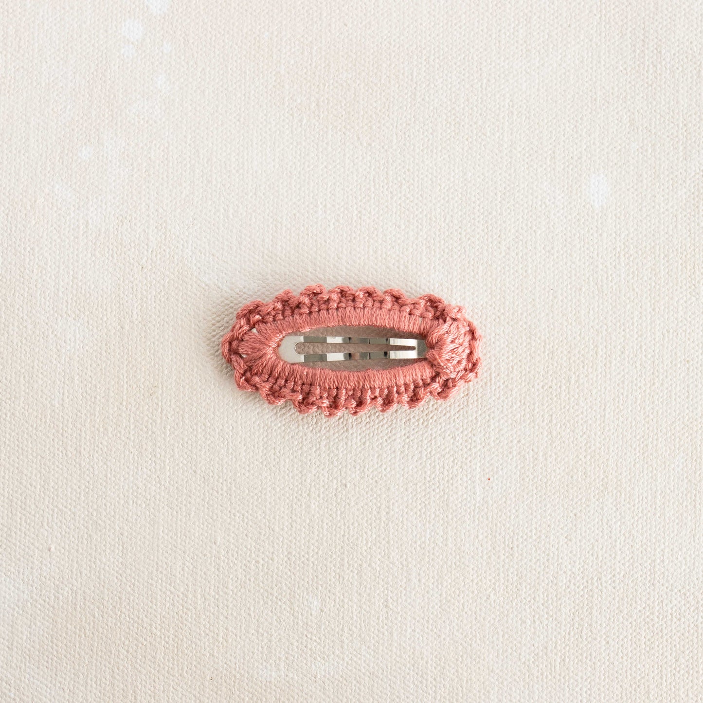 Crochet snap clip // Watermelon