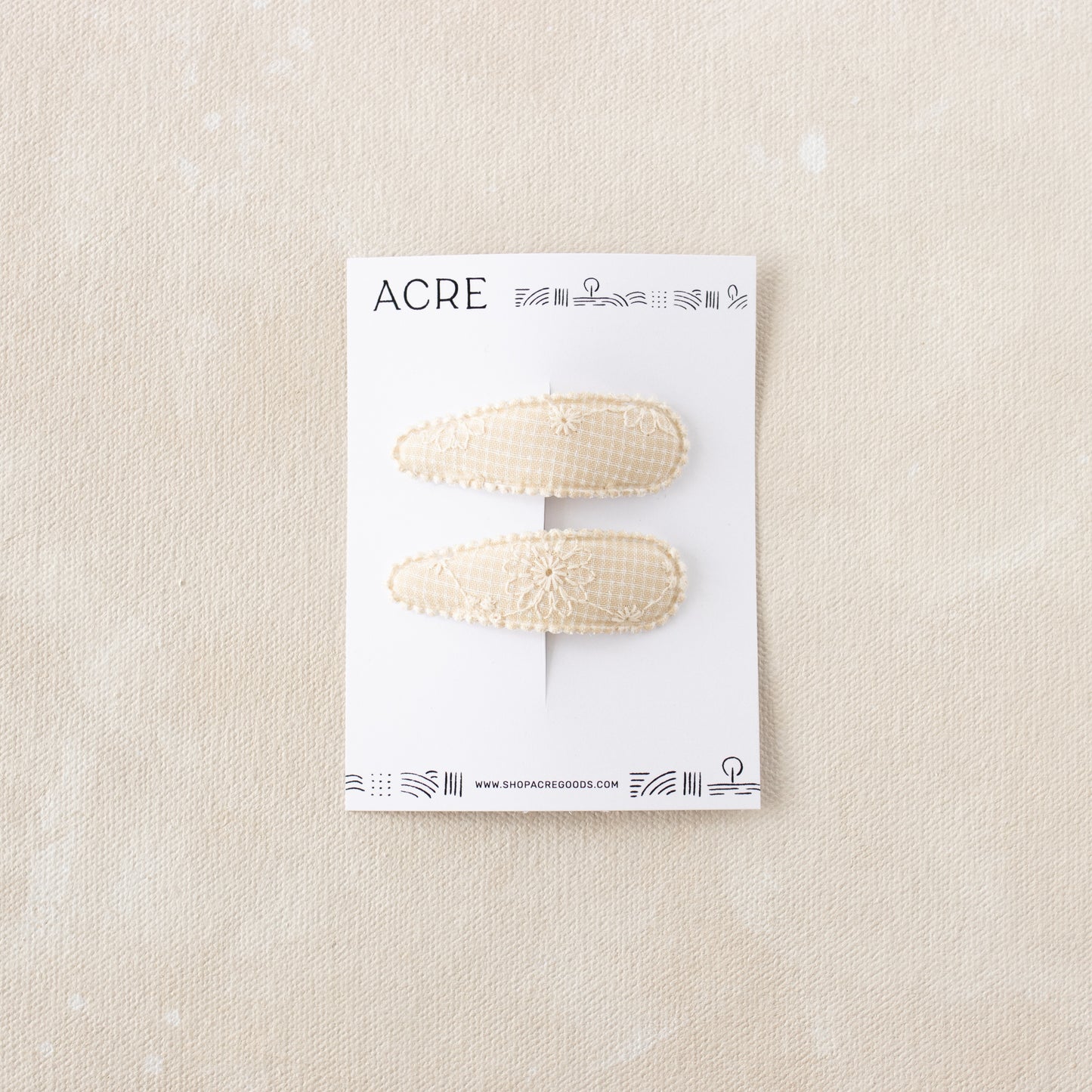 Snap Clip Set // Sand
