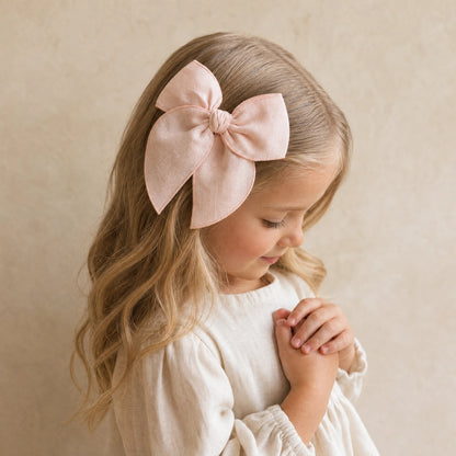 Fleur Bow Clip • Sweet Pea (Small Batch Release)