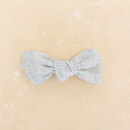 Petite Classic Knot Clip // Sky