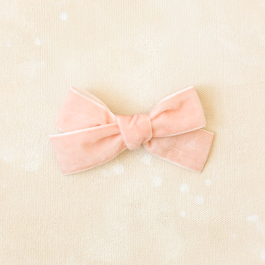 Petite Classic Bow Clip // Blush