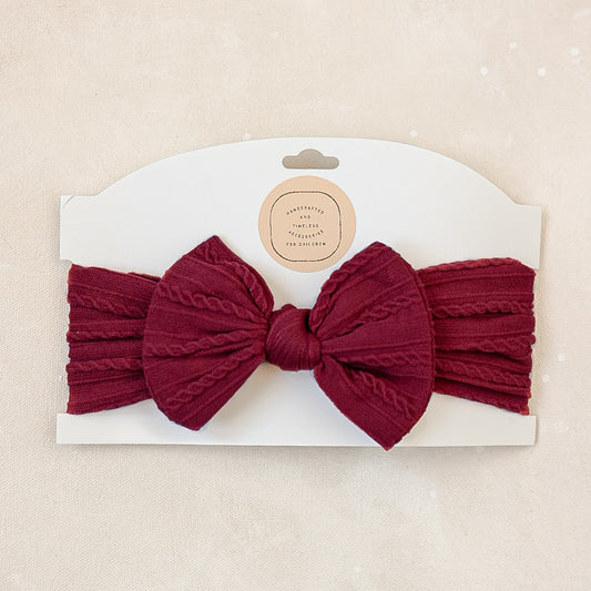 Headwrap // Deep Wine