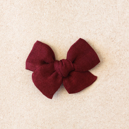 Explorer Bow Clip // Merlot (Small Batch Release)