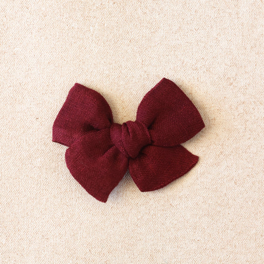 Explorer Bow Clip // Merlot (Small Batch Release)