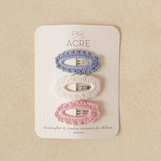 Snap Clip Set • Petit Rose
