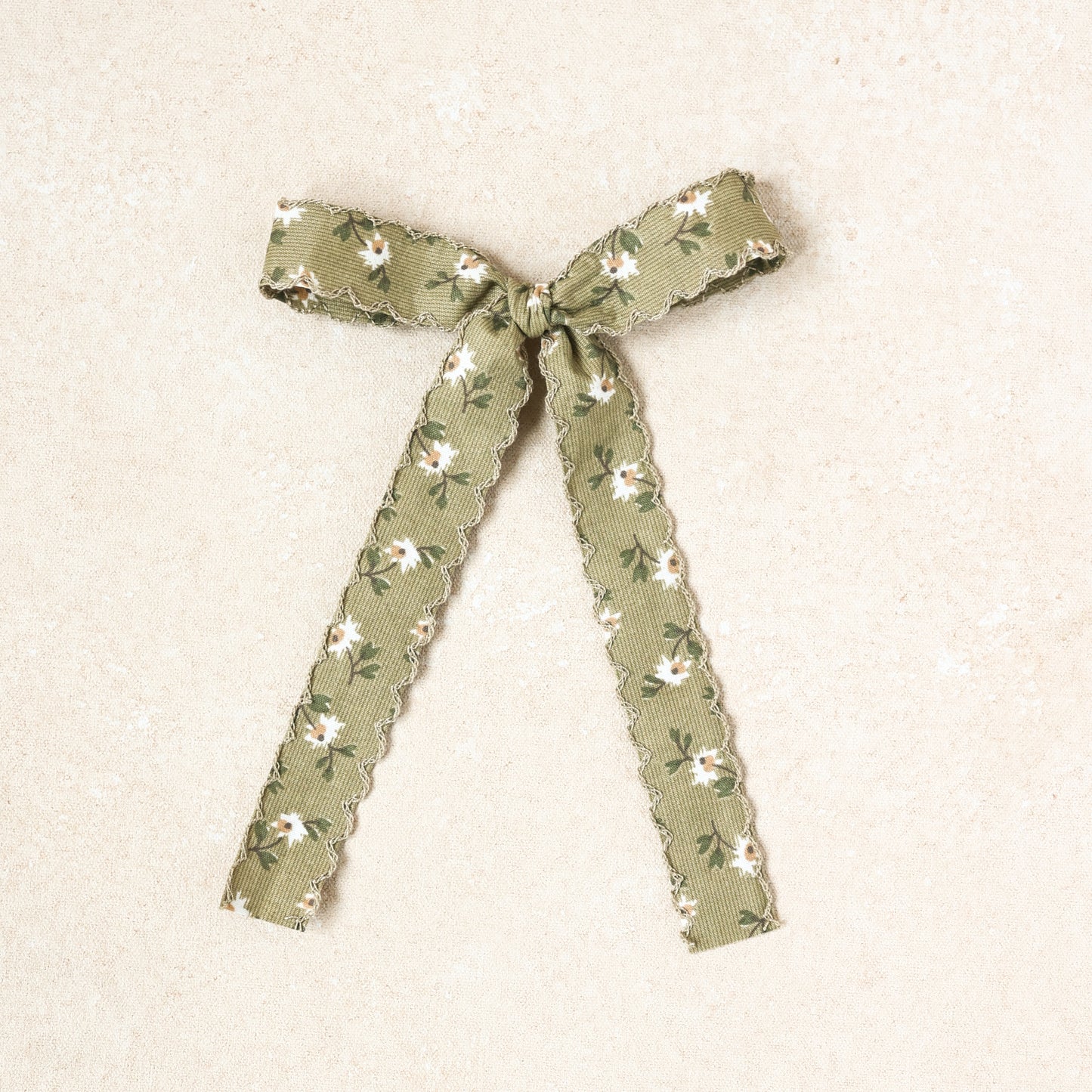 Petite Sunday Hair Bow • Gardenia | Toddler + Girls Hair Bow Clip (Small Batch)