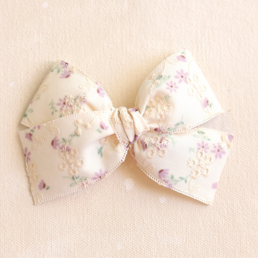 Oversized Classic Bow Clip/Band // Viola