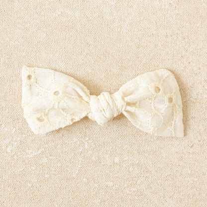 Oversized Knot Bow Clip or Band // Elowen