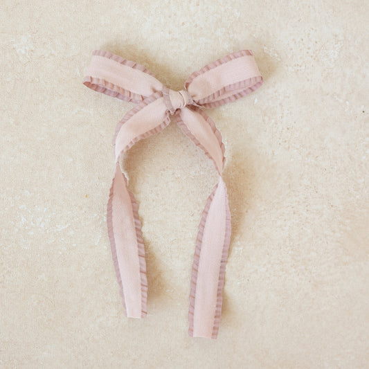 Petite Sunday Hair Bow • Antoinette | Toddler + Girls Hair Bow Clip (Small Batch)