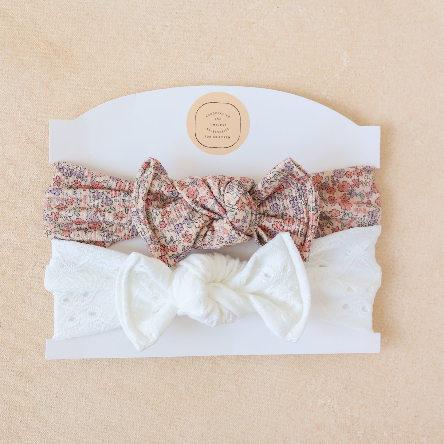 Baby Girl Headwrap Bow Bundle  • Flower Girl • Handmade Hair Accessory