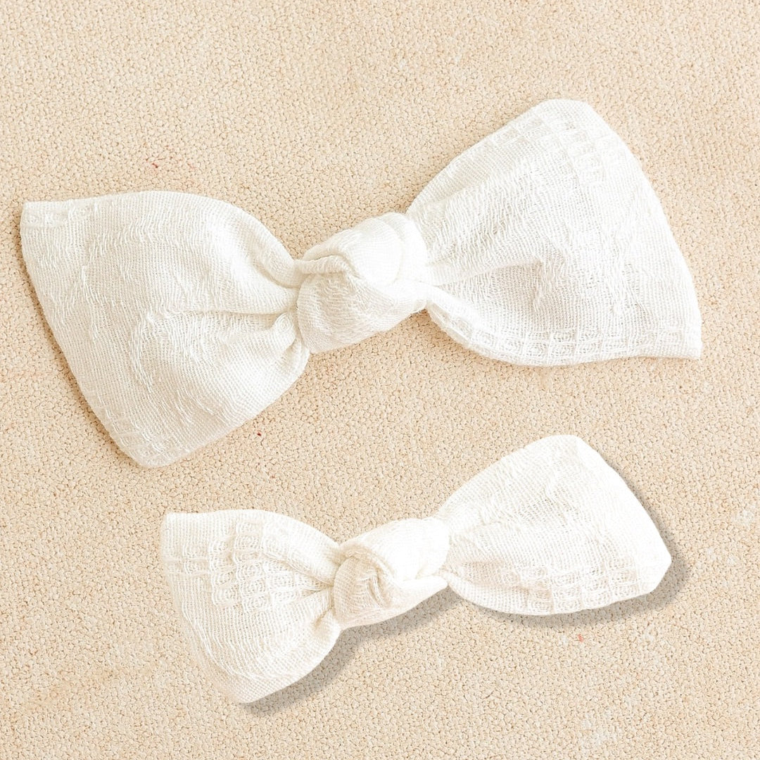 Oversized + Petite Classic Knot Clip or Band • Little Miss