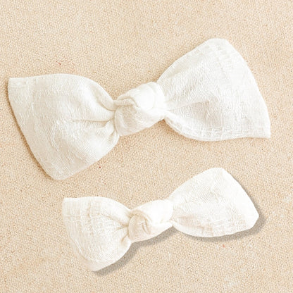 Oversized + Petite Classic Knot Clip or Band • Little Miss