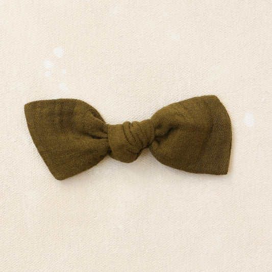 Oversized Classic Knot Clip // Basil