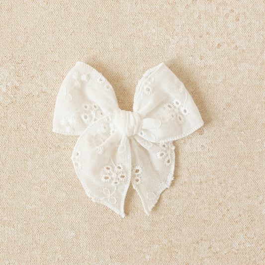 Mini Fleur Bow Clip or Band // Margaux
