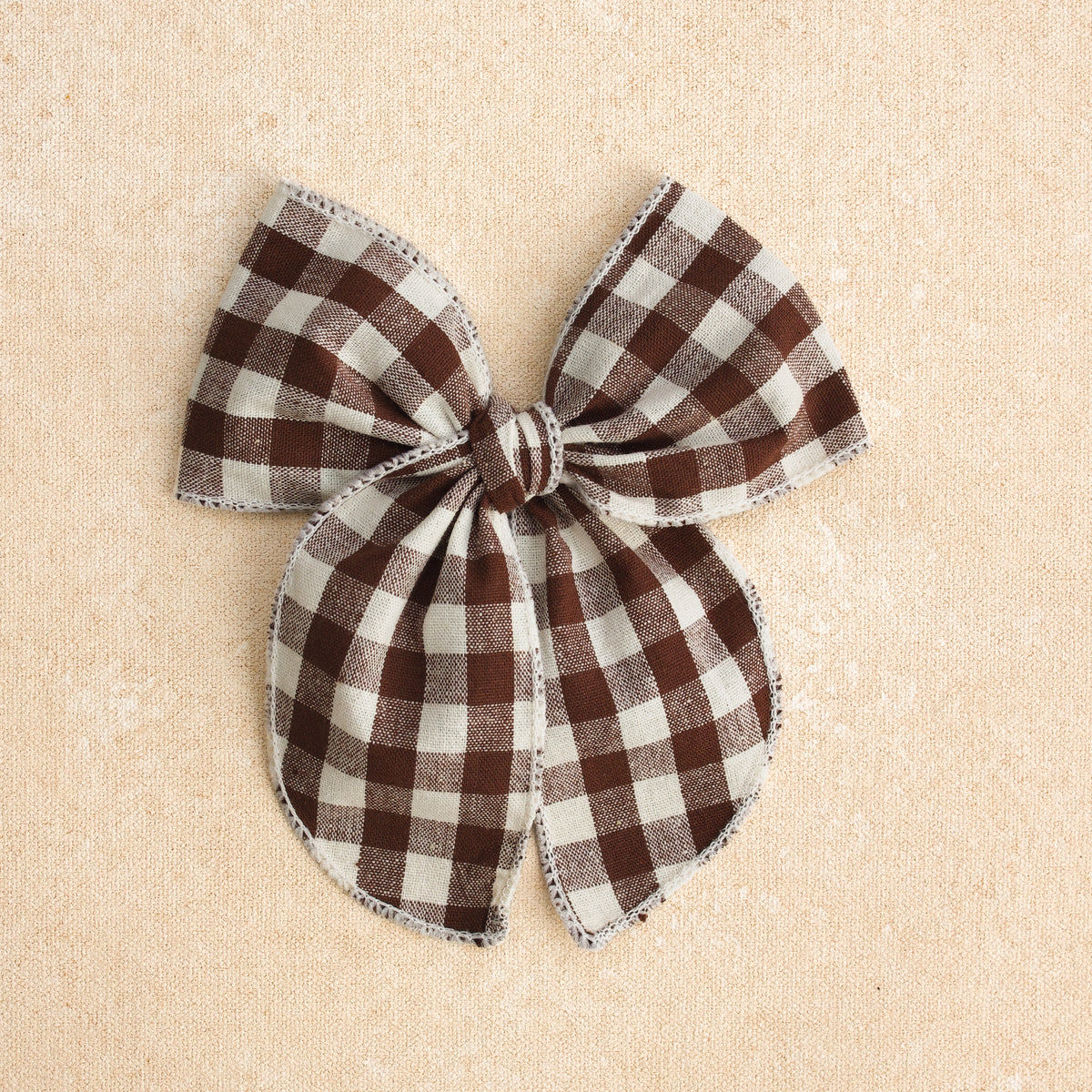Fleur Bow Clip • Heritage Brown