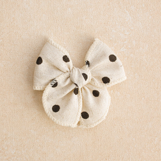 Mini Fleur Bow Clip or Band // Dottie