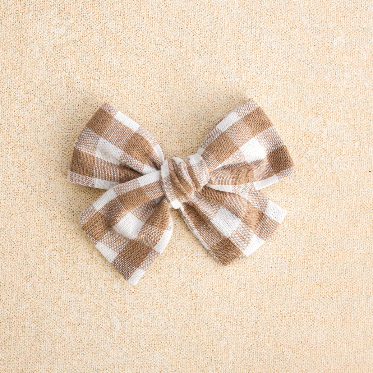 Explorer Bow Clip or Headband • Brown Sugar