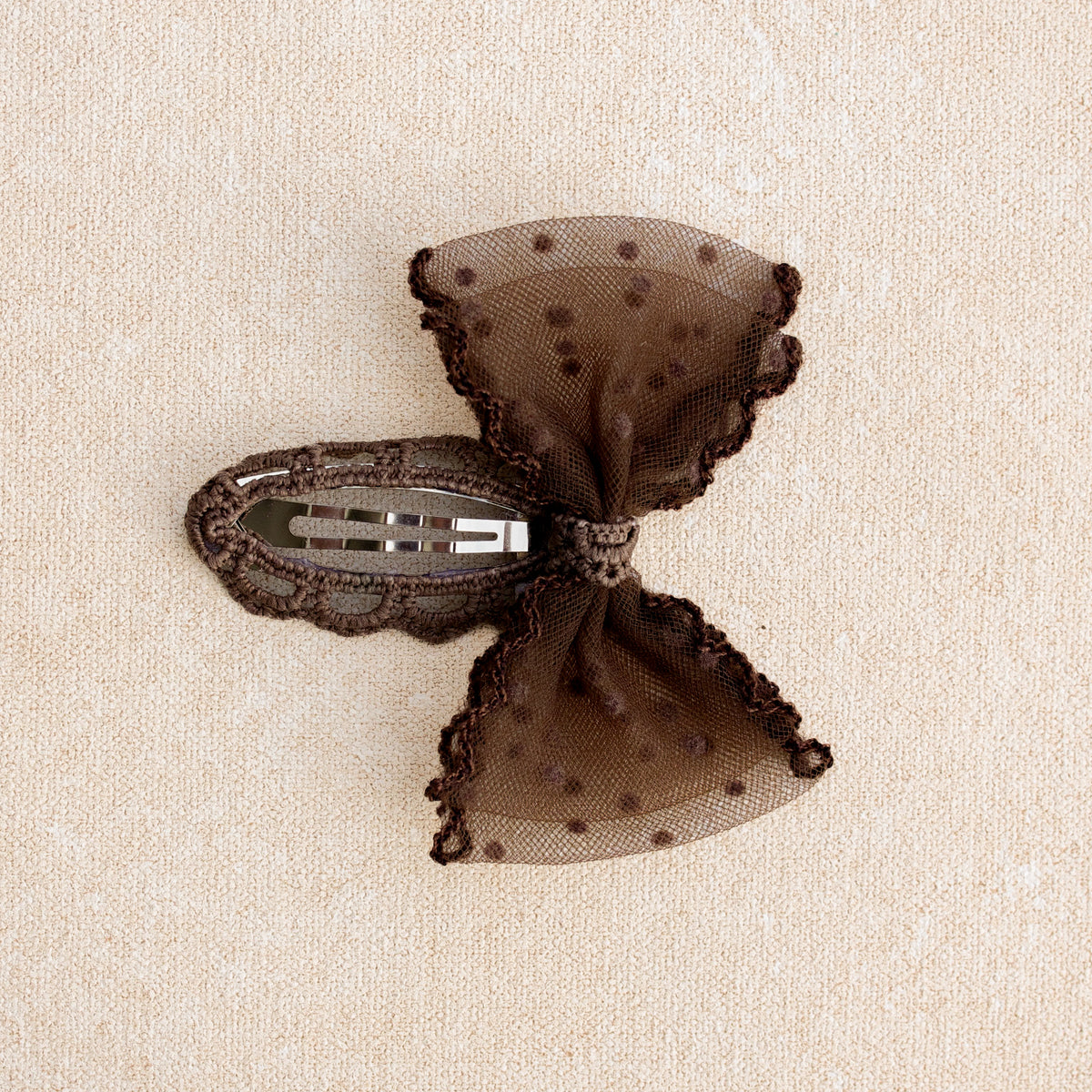 Tutu Snap Clip // Chocolate