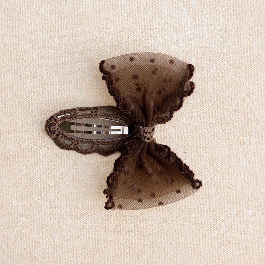 Tutu Snap Clip // Chocolate